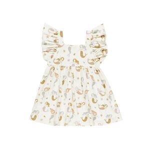 Rylee + Cru Collective Girls  Mariposa Dress